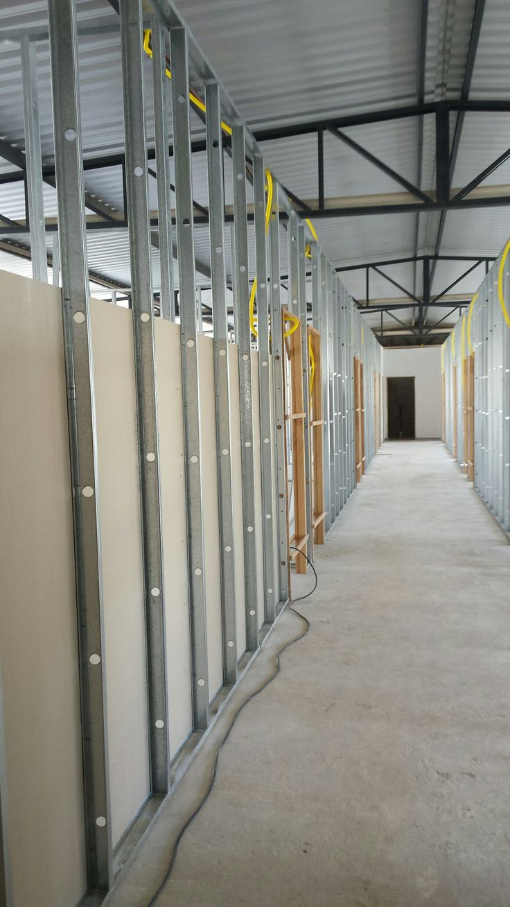 Estrutura drywall e steel frame para construção seca